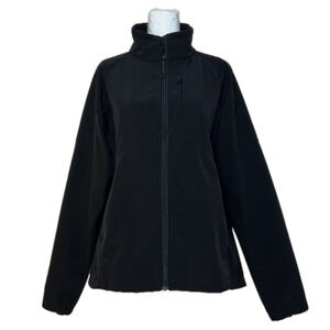Black Diamond Black Mockneck Soft Shell  Zip Up Ski Jacket Coat - Size X Large